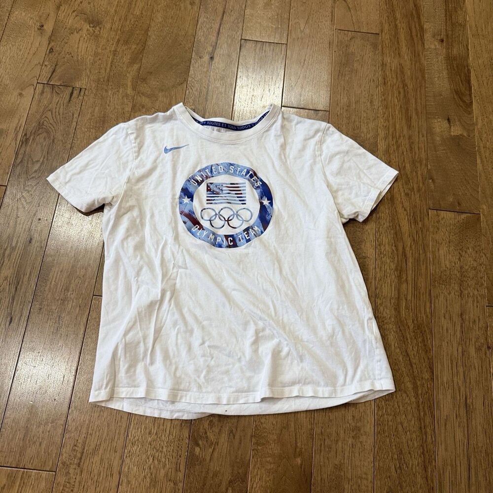 Nike Team USA Olympics 2024 Tee Womens T-Shirt Size Large FN0870-100